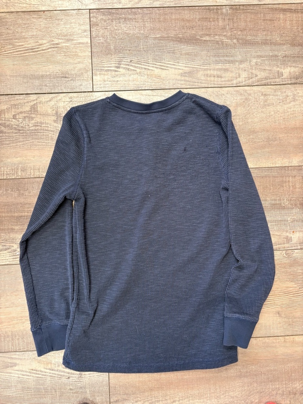Appaman Navy Long Sleeve Henley Thermal Top - Picture 4 of 4